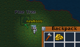 chop tree for logs